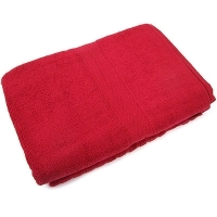 Комплект махровых полотенец "Португалия", цвет: красный артикул 7997a.
